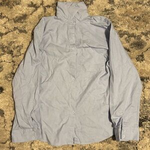 Women’s  Light Blue Button-Up Shirt